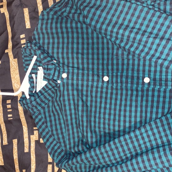 H&M Other - H&M Men’s Green and black Plaid Holidays Shirt
